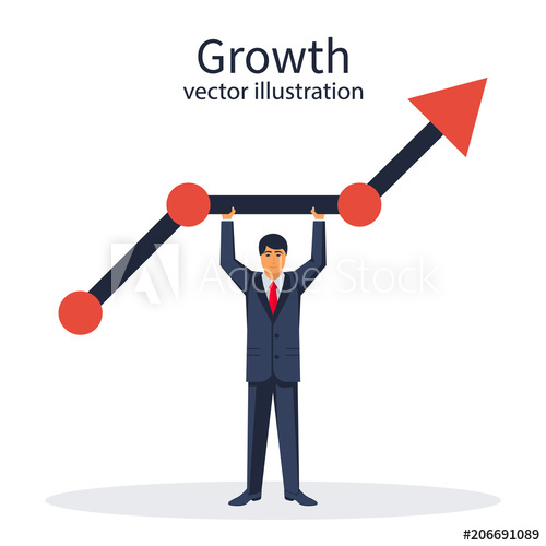 Growth Graph Concept Businessman Raises Chart Of Financial Growth 500x500 Growth Graph Concept Businessman Raises Chart Of Financial Growth