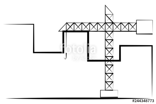 500x334 Silueta De Edificios Con Stock Image And Royalty Free
