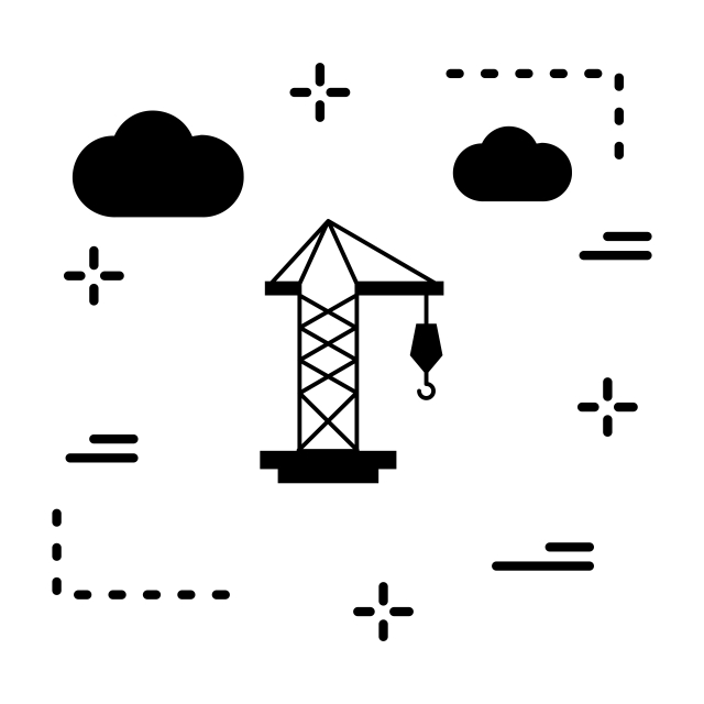 640x640 Vector Icono De Antecedentes, Crane Icono, Png Y