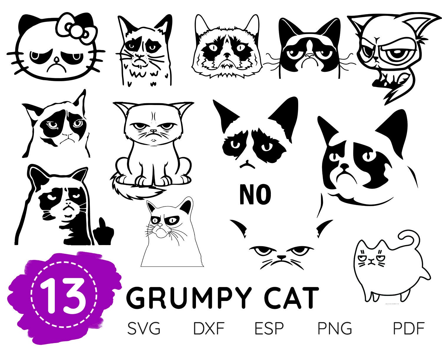 Grumpy Cat Vector At Collection Of Grumpy Cat Vector