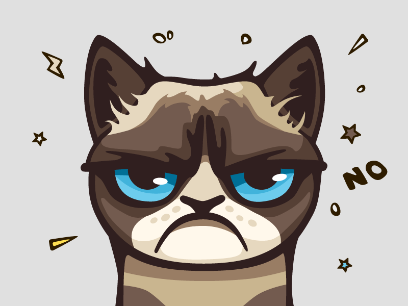 Grumpy Cat Vector at Vectorified.com | Collection of Grumpy Cat Vector