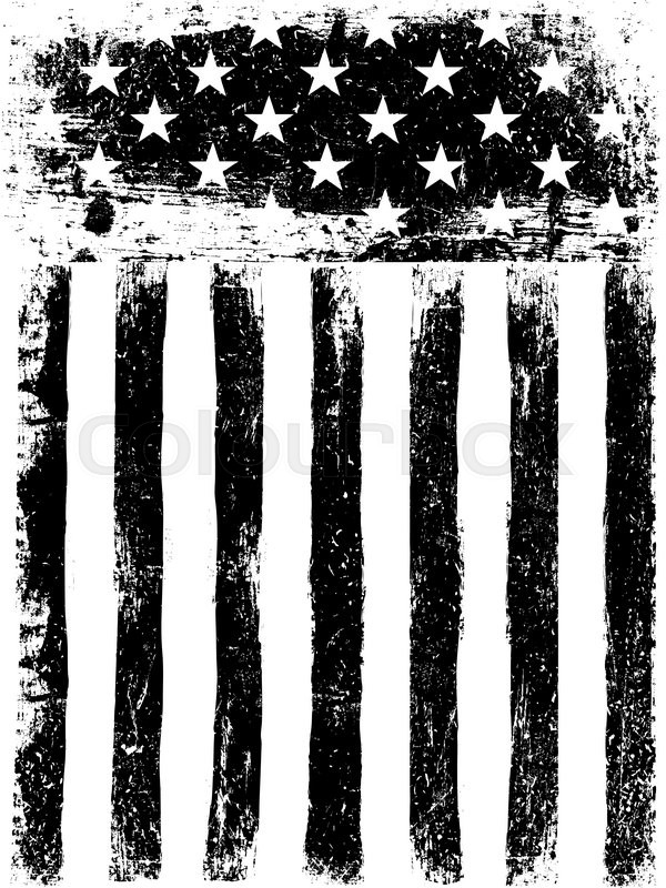 600x800 Stars And Stripes Monochrome Stock Vector Colourbox