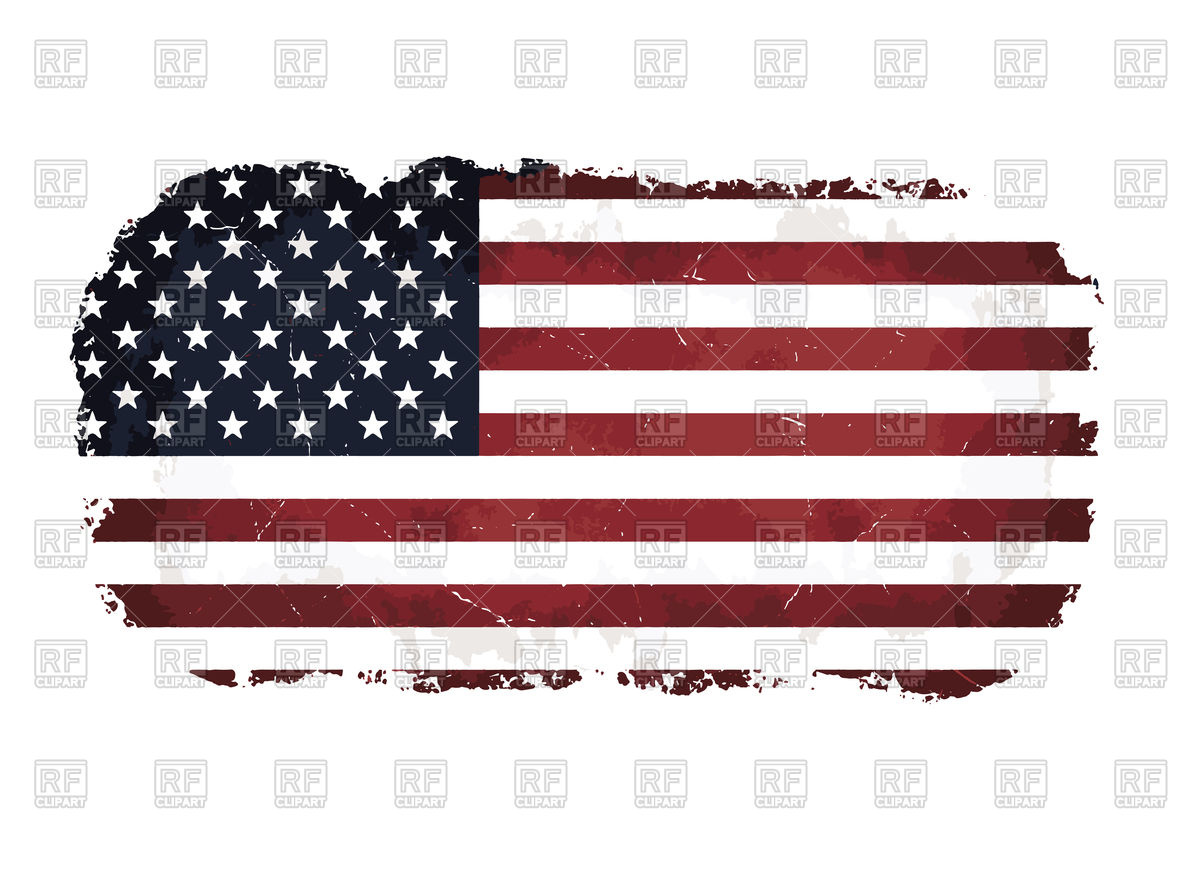 1200x870 American Flag Grunge Abstract Design Vector Image Of Signs