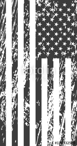 263x500 Grunge American Flag Vintage Background For Web Design Stock