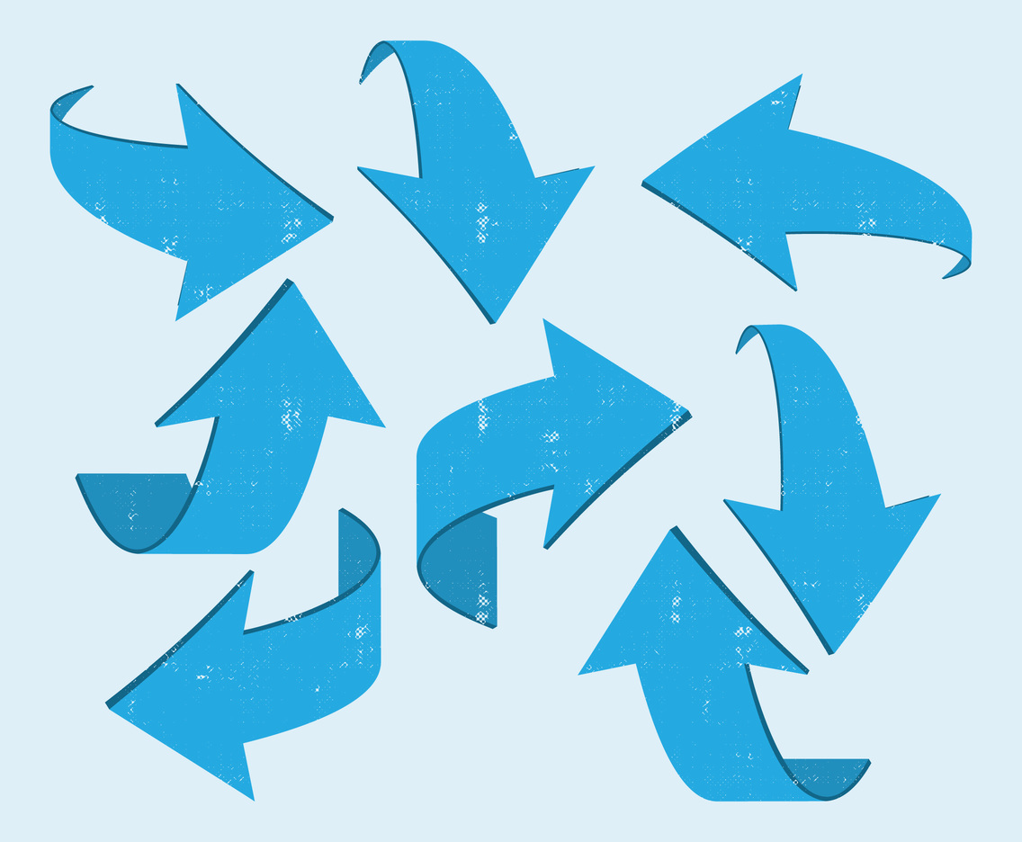 1136x936 Grunge Arrow Vector Set Vector Art Graphics