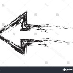 300x300 Grunge Frame Arrow Vector Element Design Studiogrfx