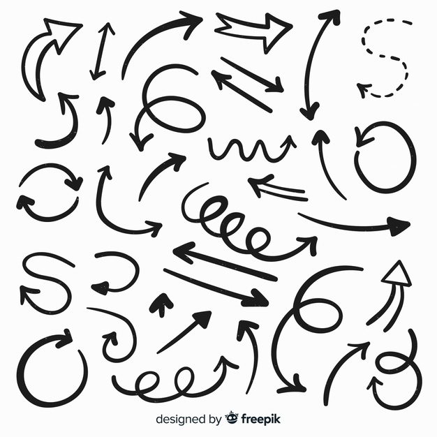 626x626 Hand Drawn Arrows Vectors, Photos And Free Download
