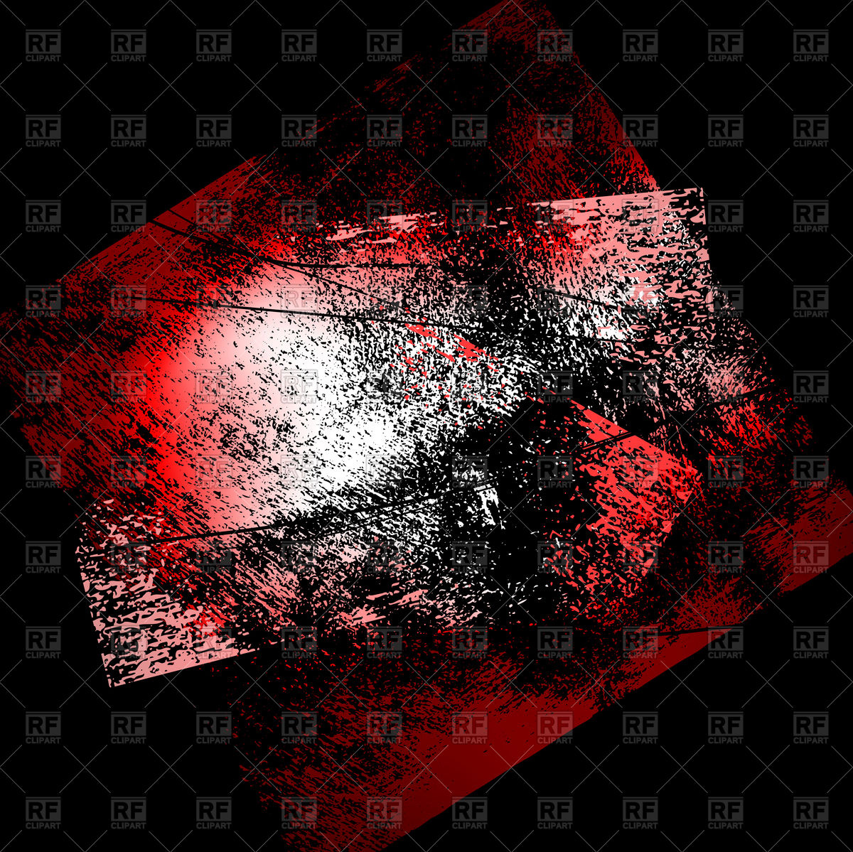 1200x1199 Splattered Black And Red Grunge Background Vector Image