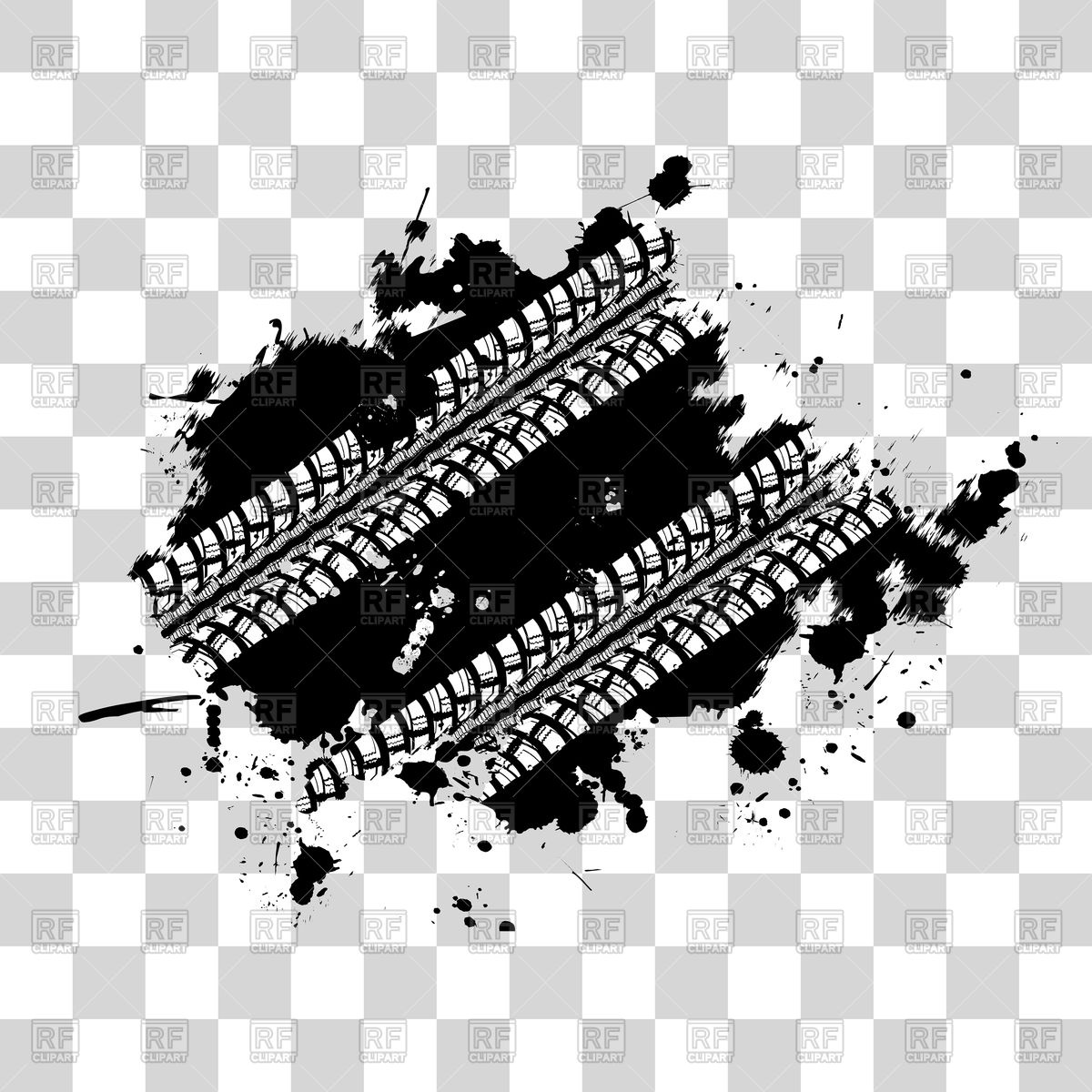 1200x1200 Tire Track Grunge Background Vector Image Of Backgrounds, Textures