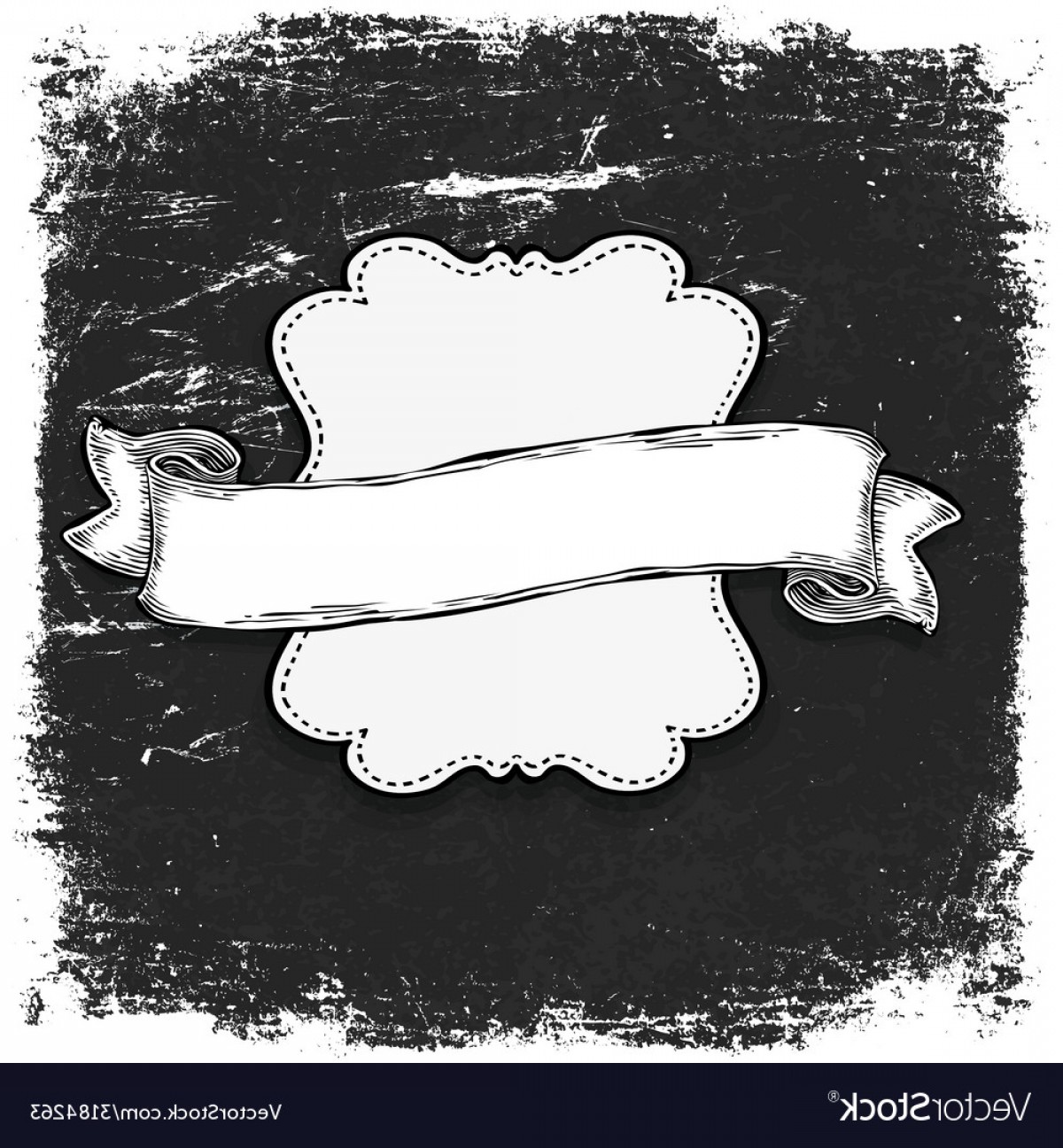 1200x1296 Vintage Grunge Bw Banner Vector Soidergi