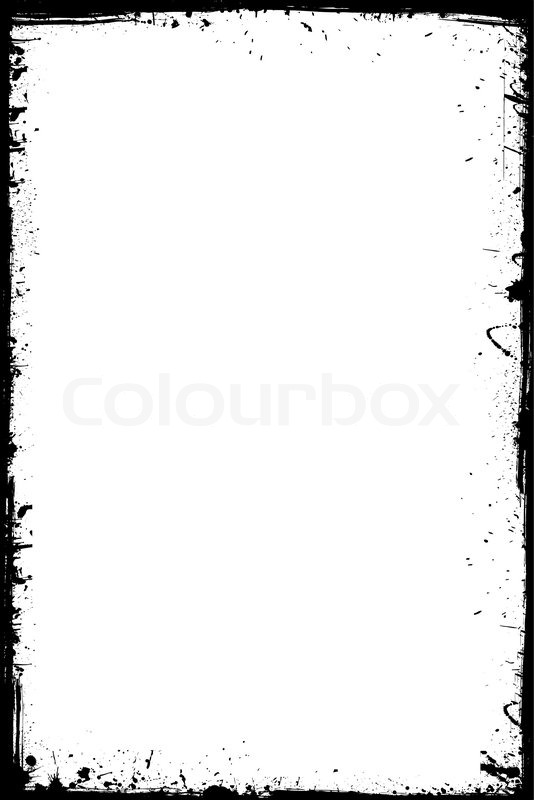 Black Grunge Frame Isolated On The Stock Vector Colourbox 534x800 Black Grunge Frame Isolated On The Stock Vector Colourbox
