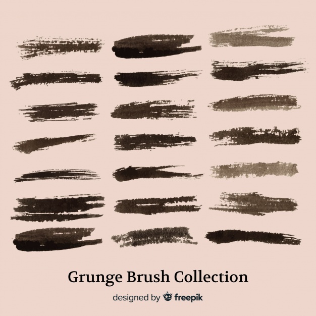 Grunge Brush Stroke Collection Vector Free Download 626x626 Grunge Brush Stroke Collection Vector Free Download