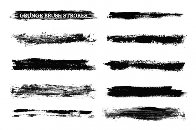 Grunge Brush Strokes Collection Vector Free Download 626x416 Grunge Brush Strokes Collection Vector Free Download