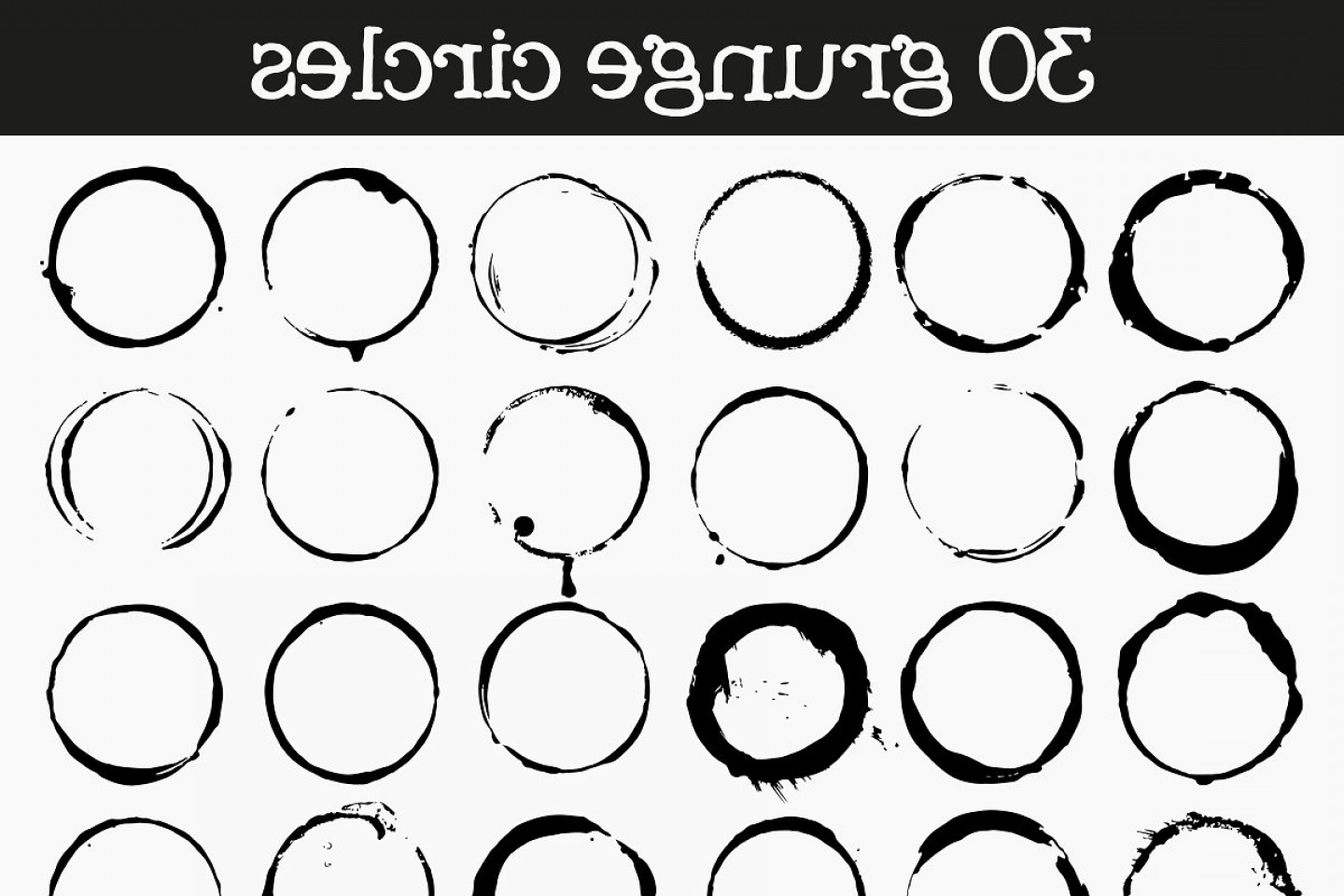 1440x960 Mega Set Of Grunge Circle Savoyuptown