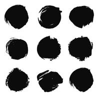 200x200 Grunge Circle Free Vector Art