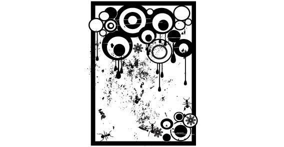 568x294 Grunge Circles Free Vector