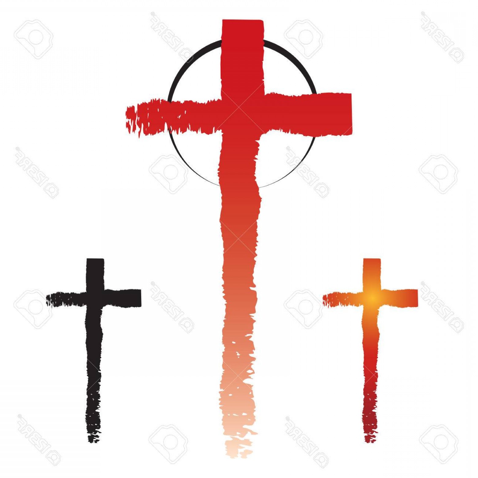 1560x1560 Photostock Vector Set Of Hand Drawn Grunge Cross Icon Simple
