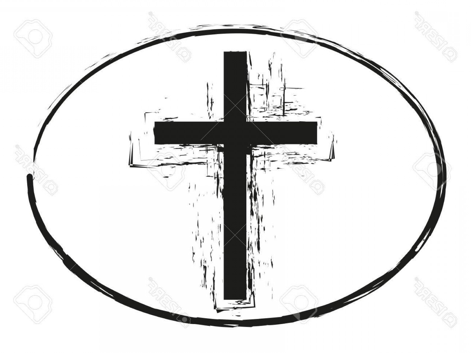 1560x1170 Cross And Dove Vector Stamp Hoodamath