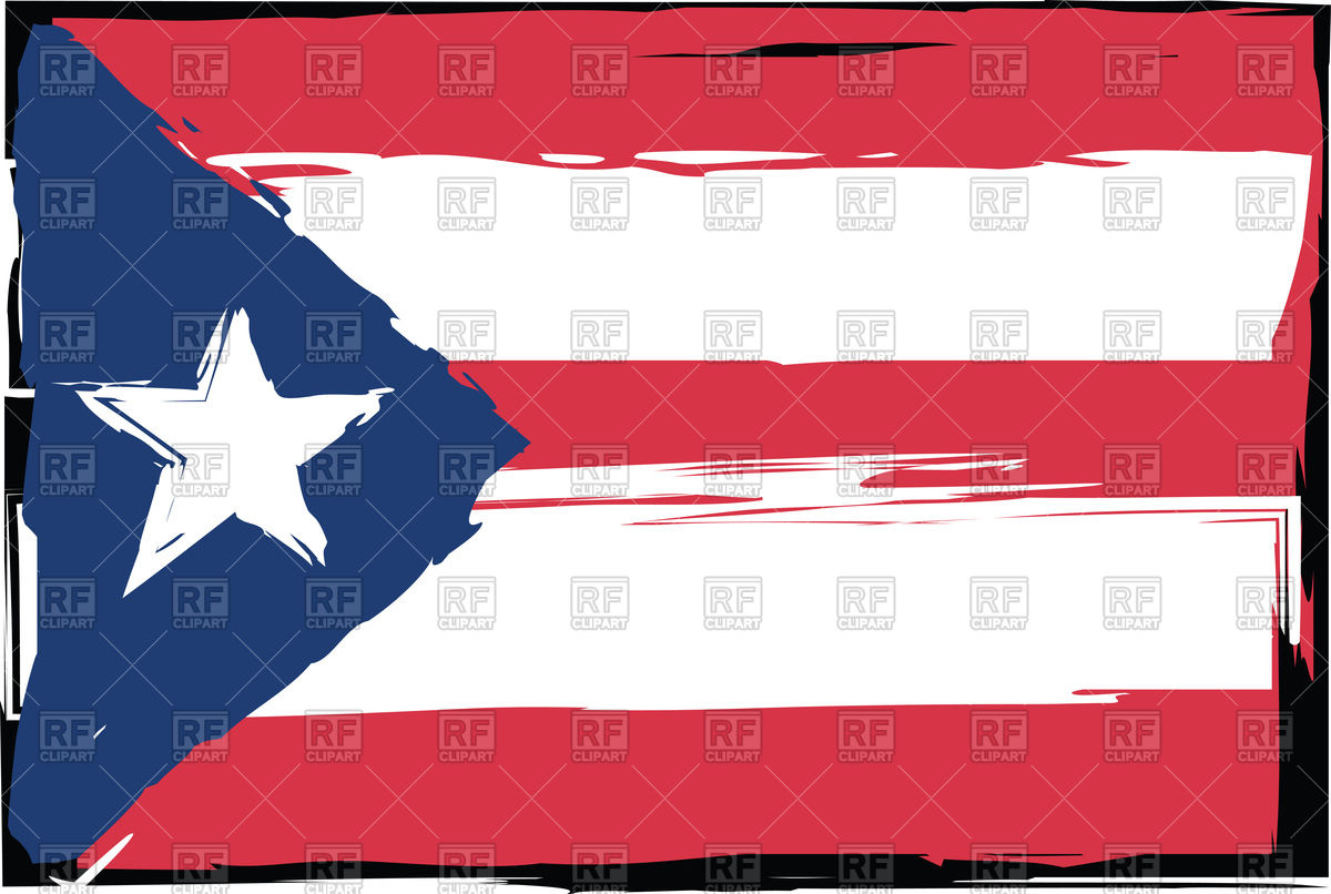 1200x806 Grunge Puerto Rico Flag Vector Image Of Flags Ribbons