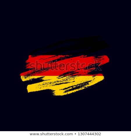 450x470 Grunge Textured German Flag Vector Brush Painted Flag Of Federal