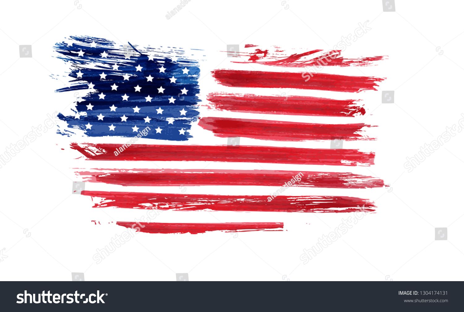 1500x1011 Usa Grunge Flag Vector Abstract Grunge Flag Template For United