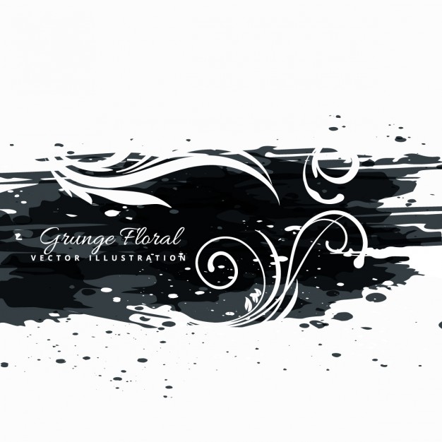 Abstract Grunge Floral Background Vector Free Download 626x626 Abstract Grunge Floral Background Vector Free Download