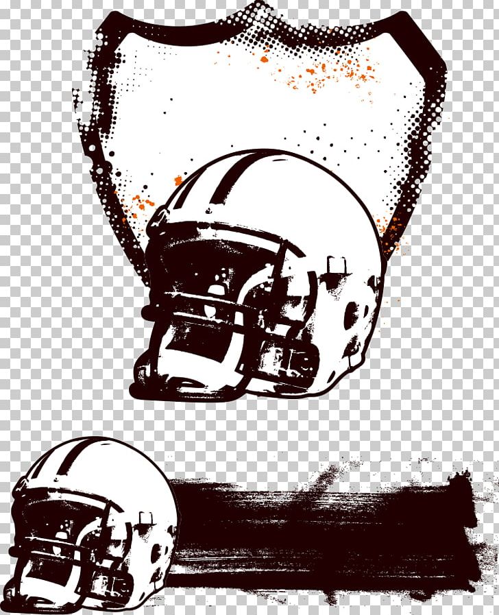 Grunge Football Vector
