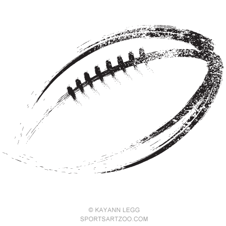 450x450 Grunge Streak Football Football Illustrations Designs