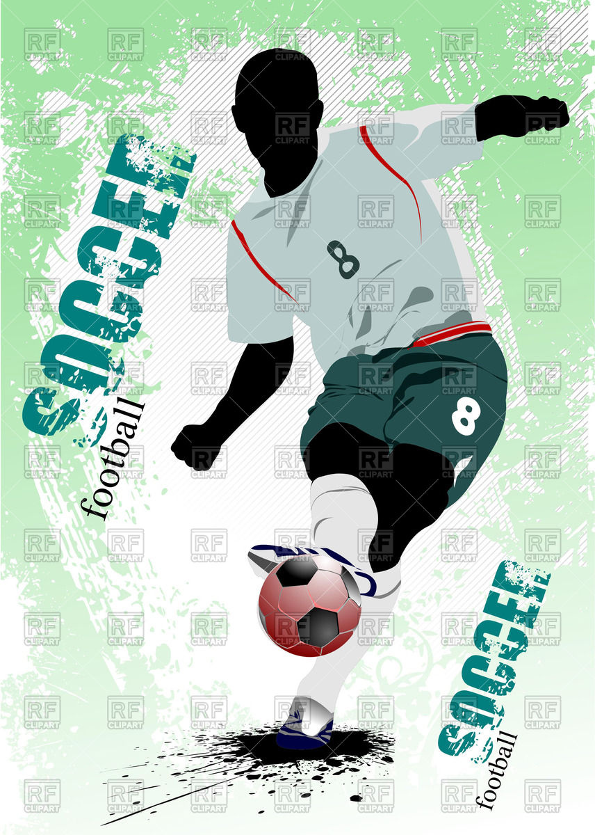 856x1200 Poster With Soccer