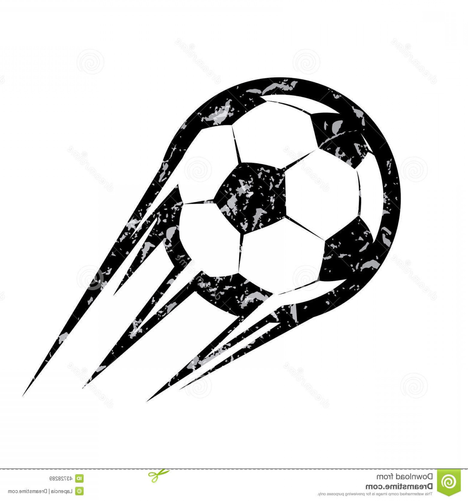 1560x1668 Stock Illustration Soccer Ball Football Vector Symbol Grunge Style