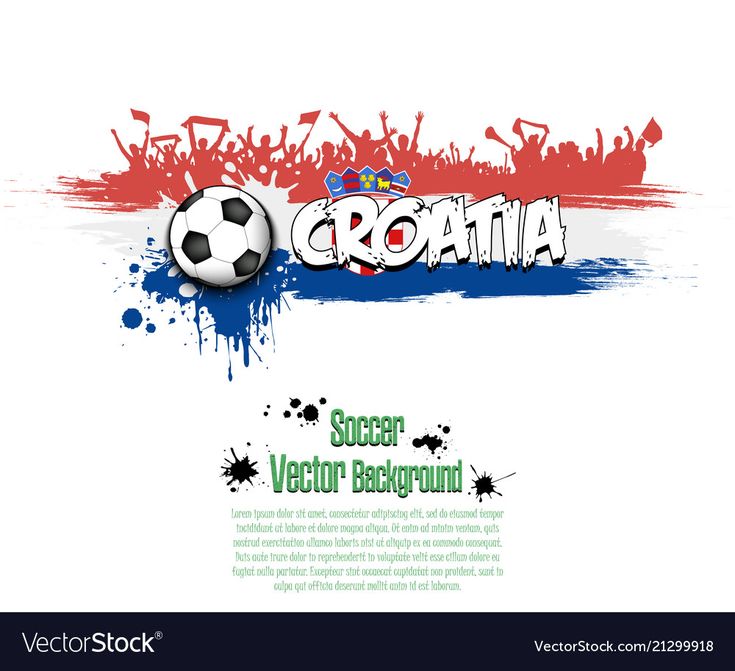 735x671 Vector Football Grunge Soccer Background Flag Of Croatia