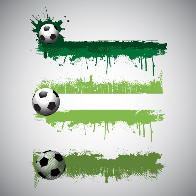 626x626 Collection Of Grunge Style Football Banners Vector Free Download