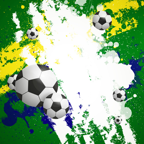 500x500 Football And Grunge Backgrounds Vector Design Free Vector