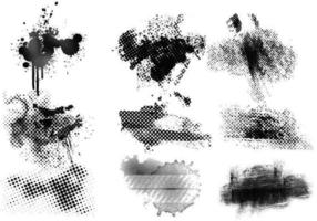 286x200 Grunge Halftone Free Vector Art