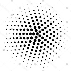 300x300 Photostock Vector Grunge Halftone Vector Background Vintage Dots