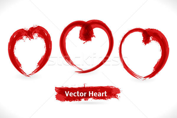 600x400 Vector Grunge Heart Vector Illustration Yuriy Feshchyn