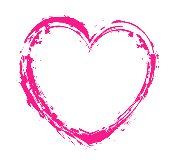 572x550 Download Free Abstract Grunge Heart Banner Vector Vector Illustration