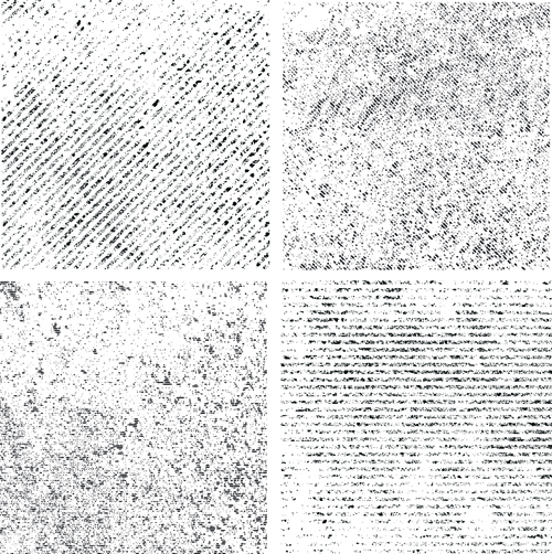 500x502 Black And White Grunge Pattern Vector Free Download