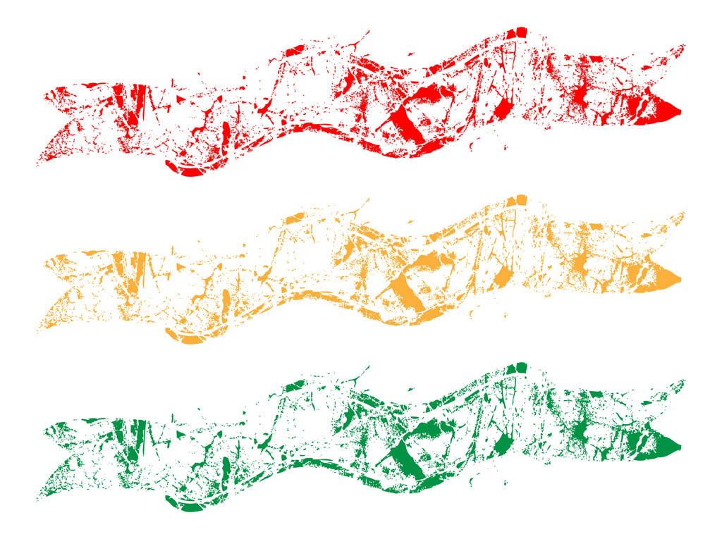 Colorful Grunge Ribbons Vector Art Graphics 1024x765 Colorful Grunge Ribbons Vector Art Graphics
