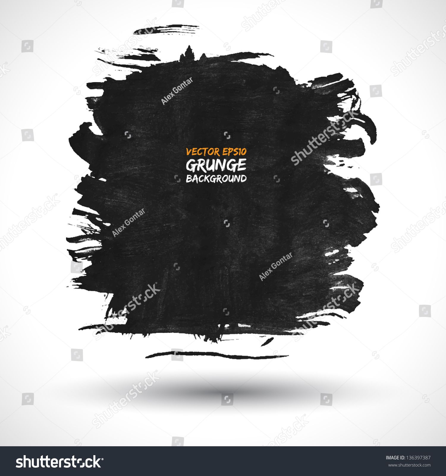 1500x1600 Grunge Vector Black Watercolor Background Art, Dry, Dark, Grey