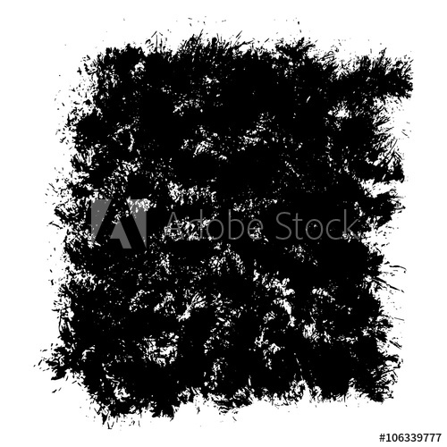 500x500 Grunge Black Abstract Textured Square Vector Shape Vector Design