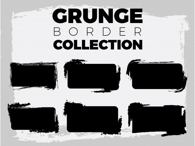626x469 Set Of Grunge Shapes Vector Premium Download
