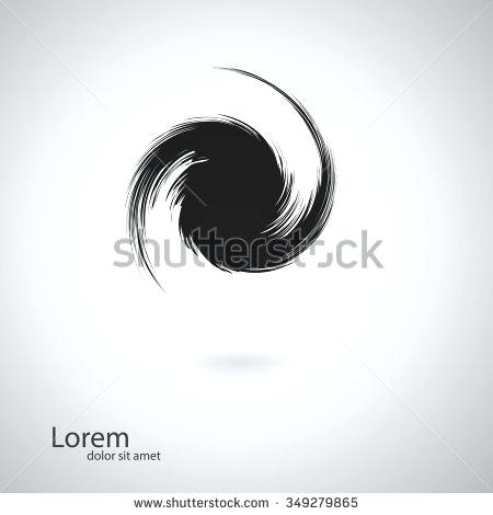 450x470 Circle Brush Stroke Png Vector Grunge Background Maker House