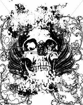 269x340 Image Grunge Skull Vector Illustration From Crestock Stock
