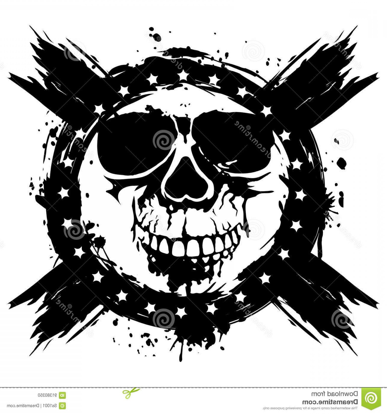 1560x1668 Stock Illustration Grunge Skull Vector Illustration Background