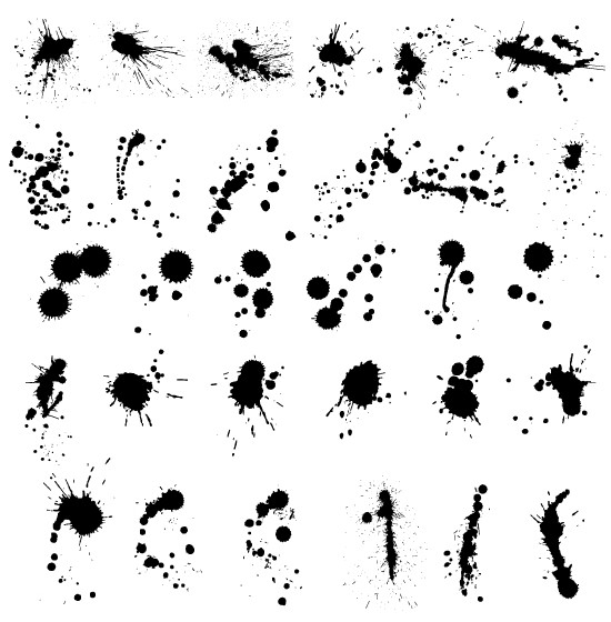 Grunge Splash Vector 550x560 Grunge Splash Vector