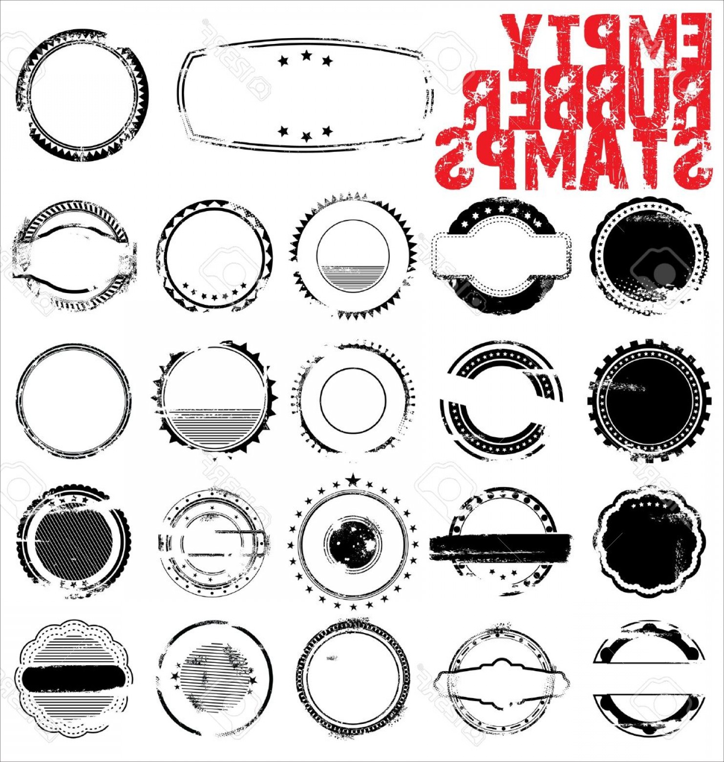 Photoempty Grunge Rubber Stamps Vector Illustration Hoodamathrun 1482x1560 Photoempty Grunge Rubber Stamps Vector Illustration Hoodamathrun