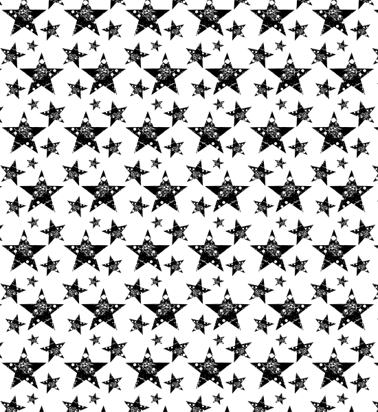 550x600 An Amazing Free Black And White Grunge Star Vector Pattern