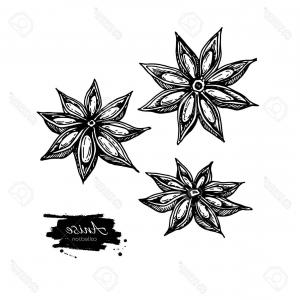 300x300 Rock Music Text Hand Drawing Grunge Texture Style With Star Gm