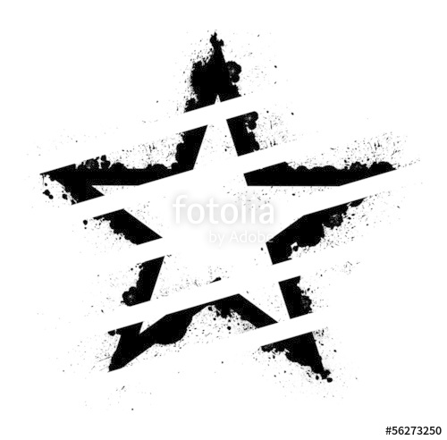 500x492 Grunge Star Vector Stock Image And Royalty Free Vector